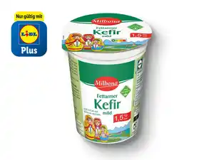 Milbona Fettarmer Kefir,  500 g