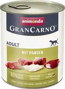 Animonda GranCarno Hundenassfutter Adult Pansen 800 g