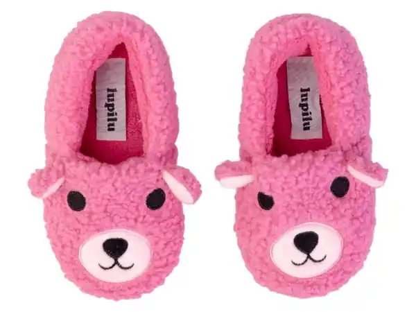 Bild 3 von lupilu® Kleinkinder Hausschuhe aus flauschigem Plüsch