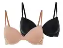 Bild 2 von esmara® Damen Bügel BHs, 2-Stück mit verstellbaren Trägern