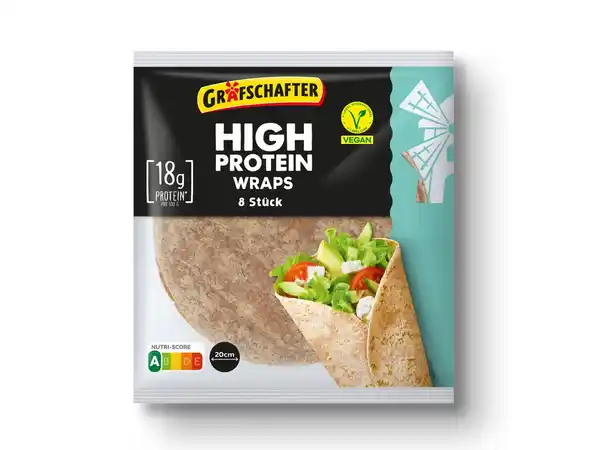 Bild 1 von Grafschafter High Protein Wraps,  320 g