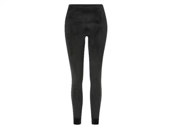 Bild 4 von esmara® Damen Velour-Leggings, mit Bündchen