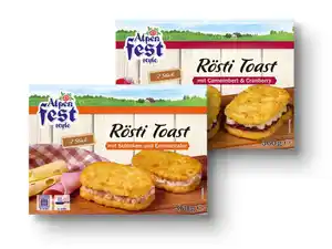 Alpenfest Rösti Toast,  360 g