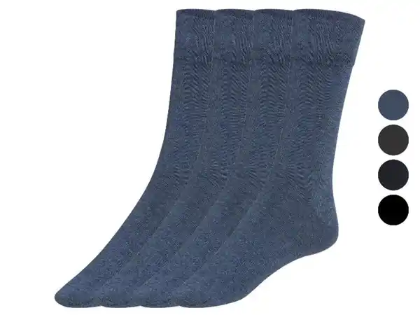 Bild 1 von LIVERGY® Herren Socken, 4 Paar, mit Bio-Baumwolle