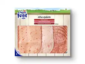 Alpenfest Wurstplatte,  210 g