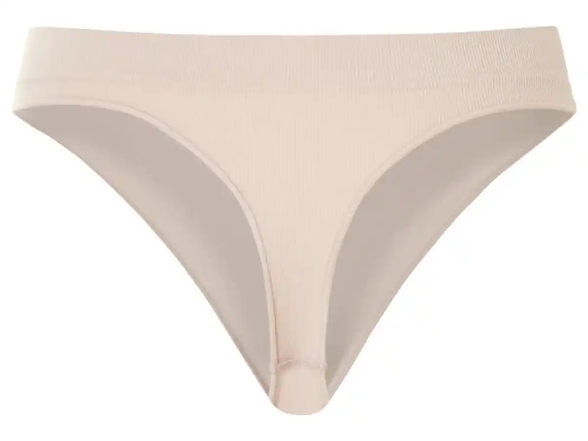 Bild 4 von esmara® Damen Gerippte Strings, 3 Stück, ohne Seitennähte