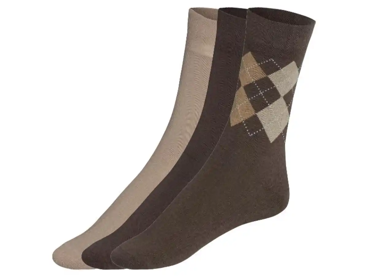 Bild 2 von LIVERGY® Herren Socken, 3 Paar, mit Bio-Baumwolle