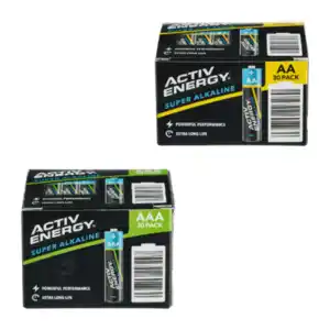 ACTIV ENERGY 30er-Alkaline-Batterien