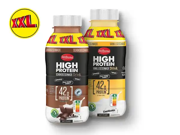 Bild 1 von Milbona High Protein Drink XXL,  420 ml