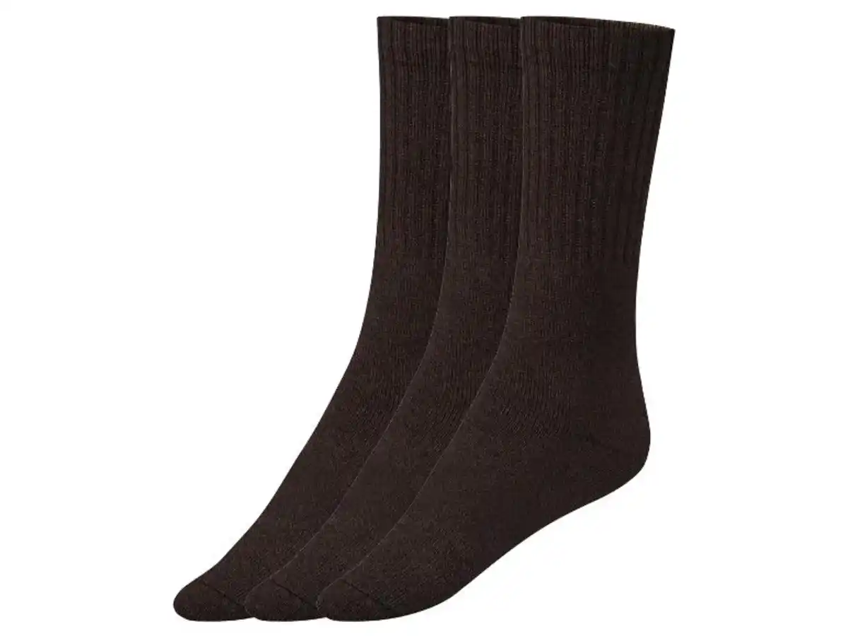 Bild 2 von LIVERGY® Herren Grobstricksocken, 3 Paar, mit Plüschsohle