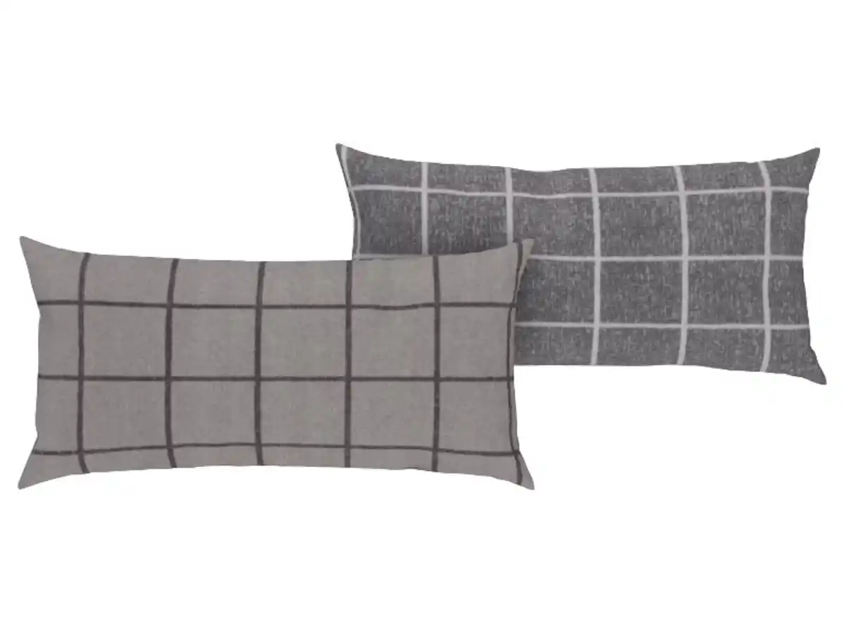 Bild 2 von LIVARNO home Fleece-Kissenbezüge, 2 Stück, 80 x 40 cm