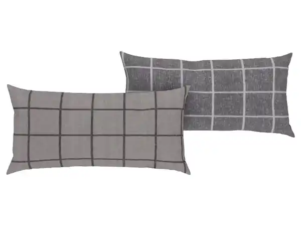Bild 2 von LIVARNO home Fleece-Kissenbezüge, 2 Stück, 80 x 40 cm