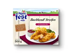 Alpenfest Backhendl Streifen,  500 g