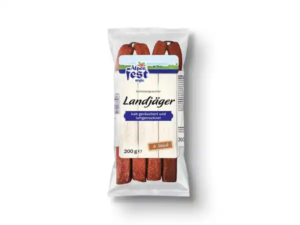 Bild 1 von Alpenfest Landjäger,  200 g