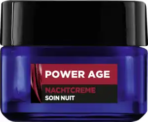 L’Oréal Paris men expert Nachtcreme Power Age Anti-Aging mit Hyaluronsäure, 50 ml