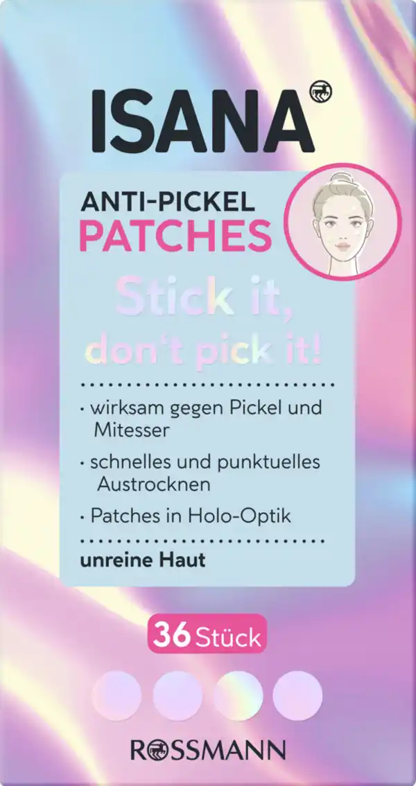 Bild 1 von ISANA Anti-Pickel Patches Stick it, don't pick it!