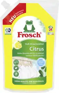 Frosch Vollwaschmittel Flüssig Citrus 24WL, 24 WL