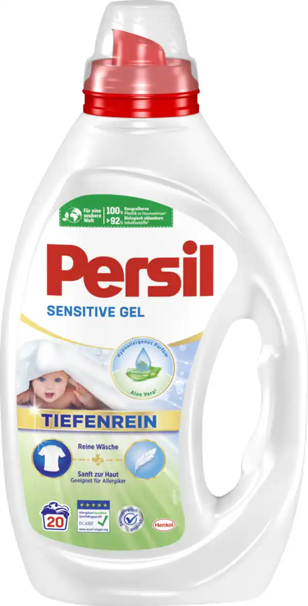 Bild 1 von Persil Vollwaschmittel Flüssig Sensitive 20 WL