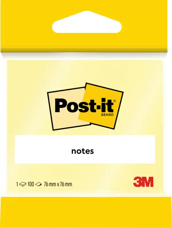 Bild 1 von Post-it Haftnotiz 76x76mm, gelb