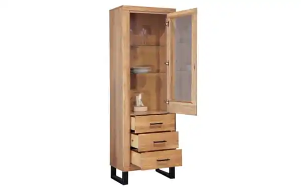 Bild 2 von Elfo-Möbel - Vitrine Tina, Eiche teilmassiv geölt