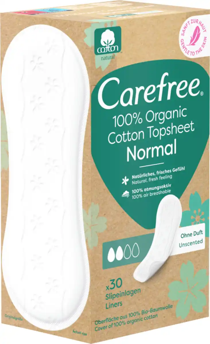 Bild 2 von Carefree Slipeinlagen Organic Cotton Normal