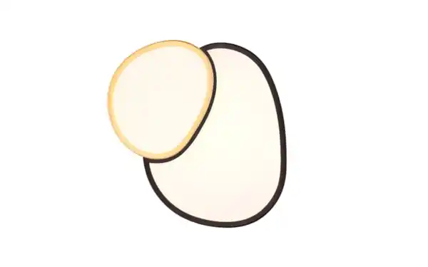 Bild 3 von LED-Deckenleuchte CCT Rise, schwarz/gold, 43,5 cm, inkl. Fernbedienung