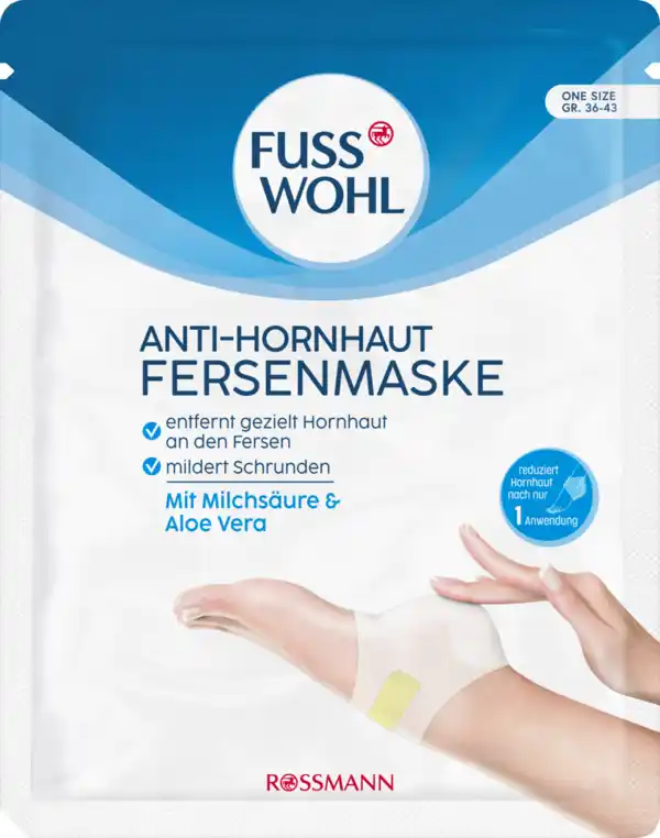 Bild 1 von FUSSWOHL Anti-Hornhaut Fersenmaske