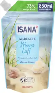 ISANA Milde Seife Meeresluft Nachfüllbeutel, 850 ml