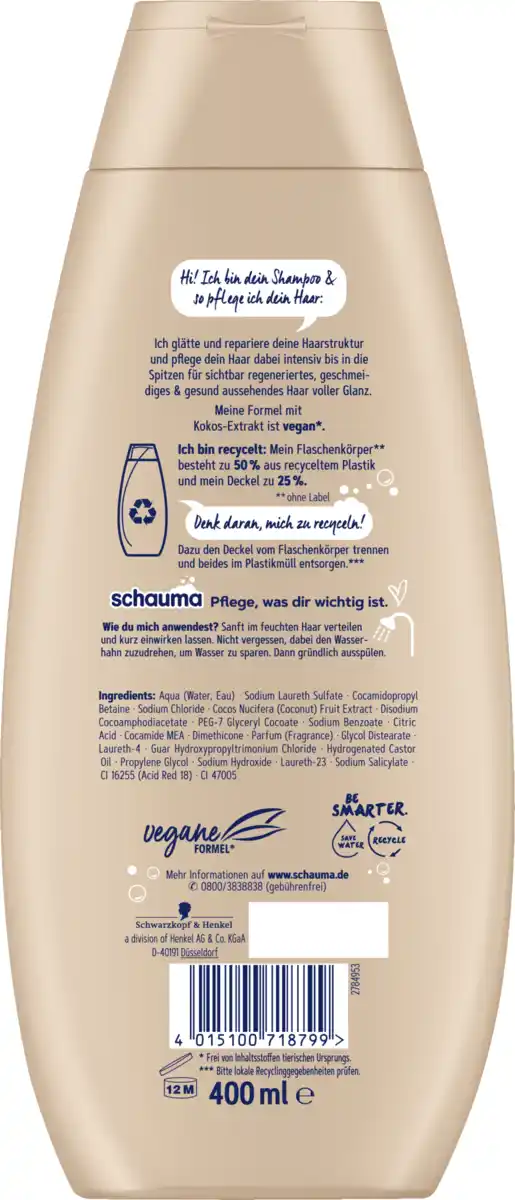 Bild 2 von Schauma Repair & Pflege Shampoo, 400 ml