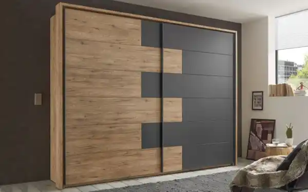 Bild 2 von Schlaraffia - Passepartoutrahmen für Schwebetürenschrank Linea, Bartex Eiche