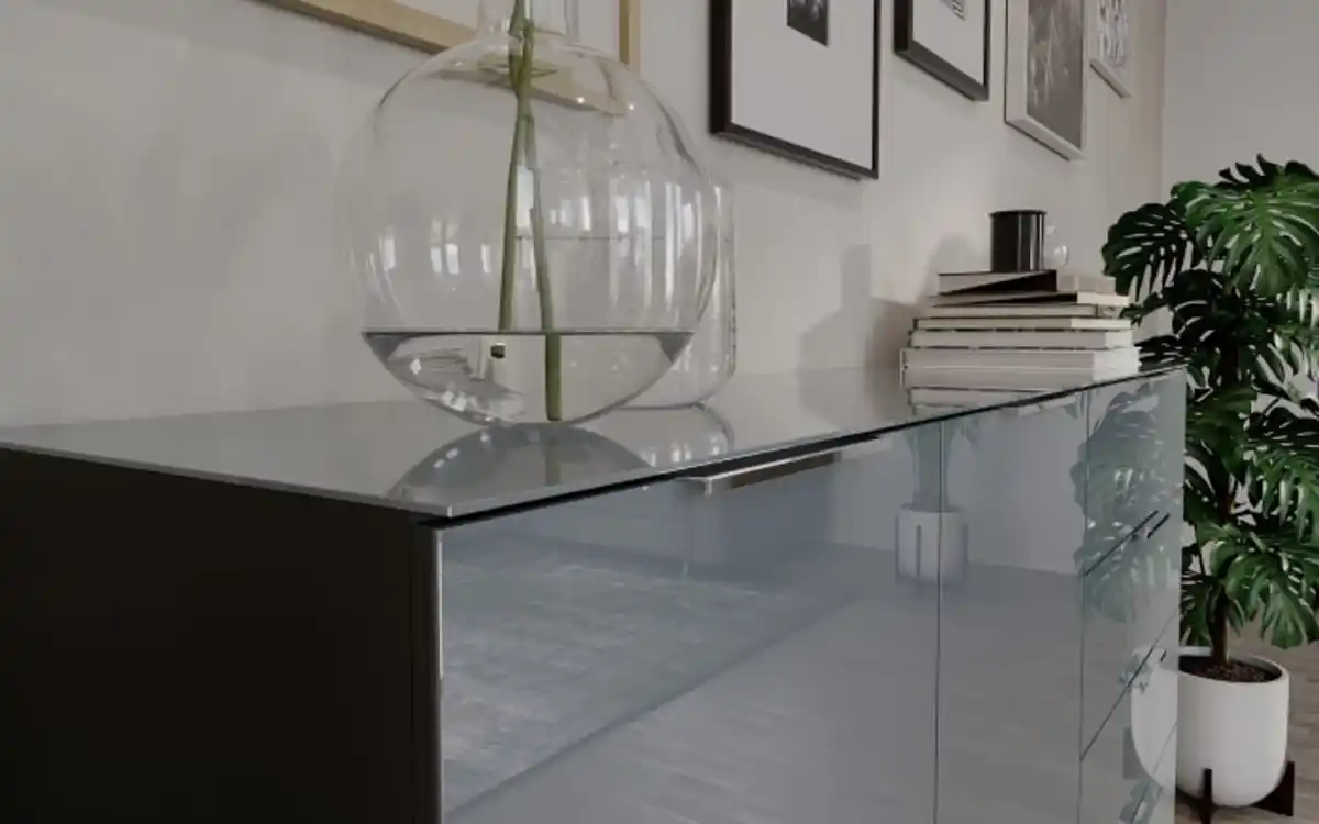 Bild 4 von Kommode Oakland, graphit/silbergrau, 83 x 102 cm