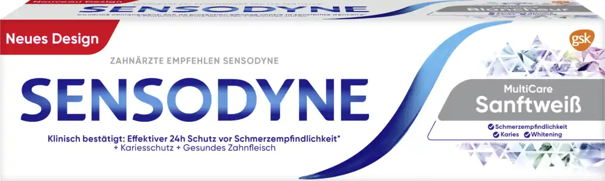 Bild 1 von Sensodyne MultiCare Sanftweiß Zahnpasta, 75 ml