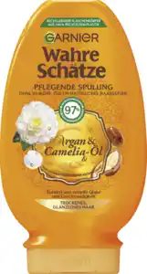 Garnier Wahre Schätze Pflegende Spülung Argan & Camelia-Öl, 200 ml