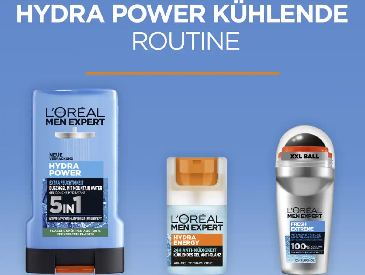 Bild 3 von L’Oréal Paris men expert Deo Roll-on Fresh Extreme 72h Intensive Frische, 50 ml