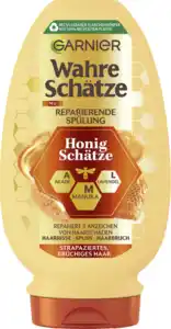 Garnier Wahre Schätze Spülung Honig Schätze Strapaziertes & Brüchiges Haar, 200 ml