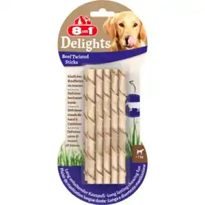 8in1 Delights Twisted Sticks Rind 10 Stück