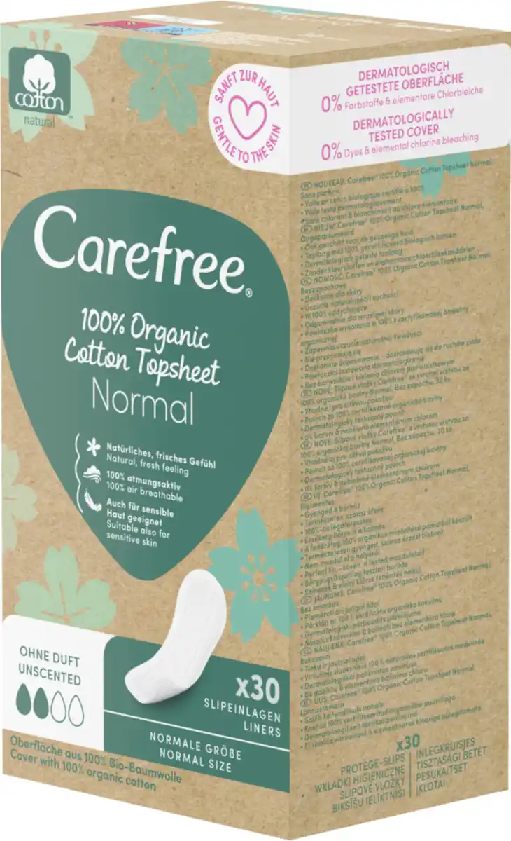 Bild 3 von Carefree Slipeinlagen Organic Cotton Normal