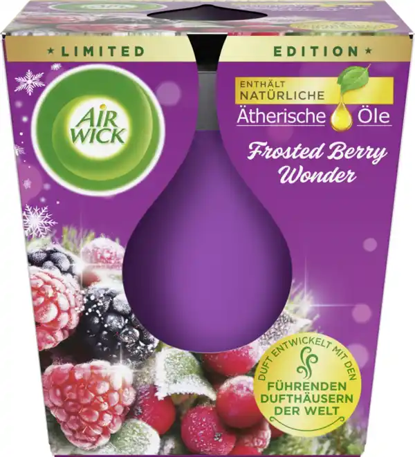 Bild 1 von Air Wick Wohlfühl-Duftkerze Frosted Berry Wonder, 105 g