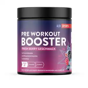 ALDI SPORTS Pre-Workout Booster 340 g, Fresh Berry