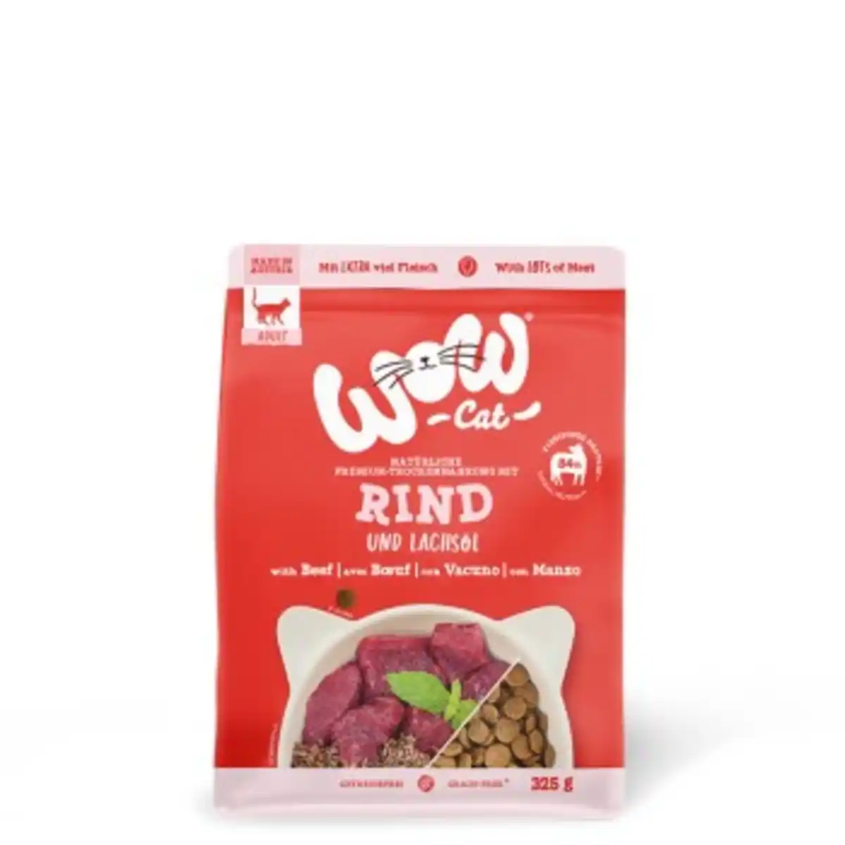 Bild 1 von WOW Cat Adult Rind 325 g