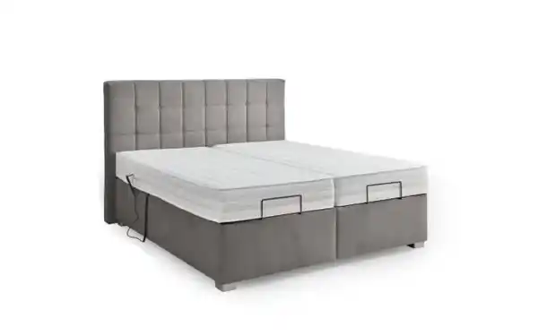 Bild 1 von Motor-Boxspringbett Ohio Motor 2.0, grau, 180 x 200 cm