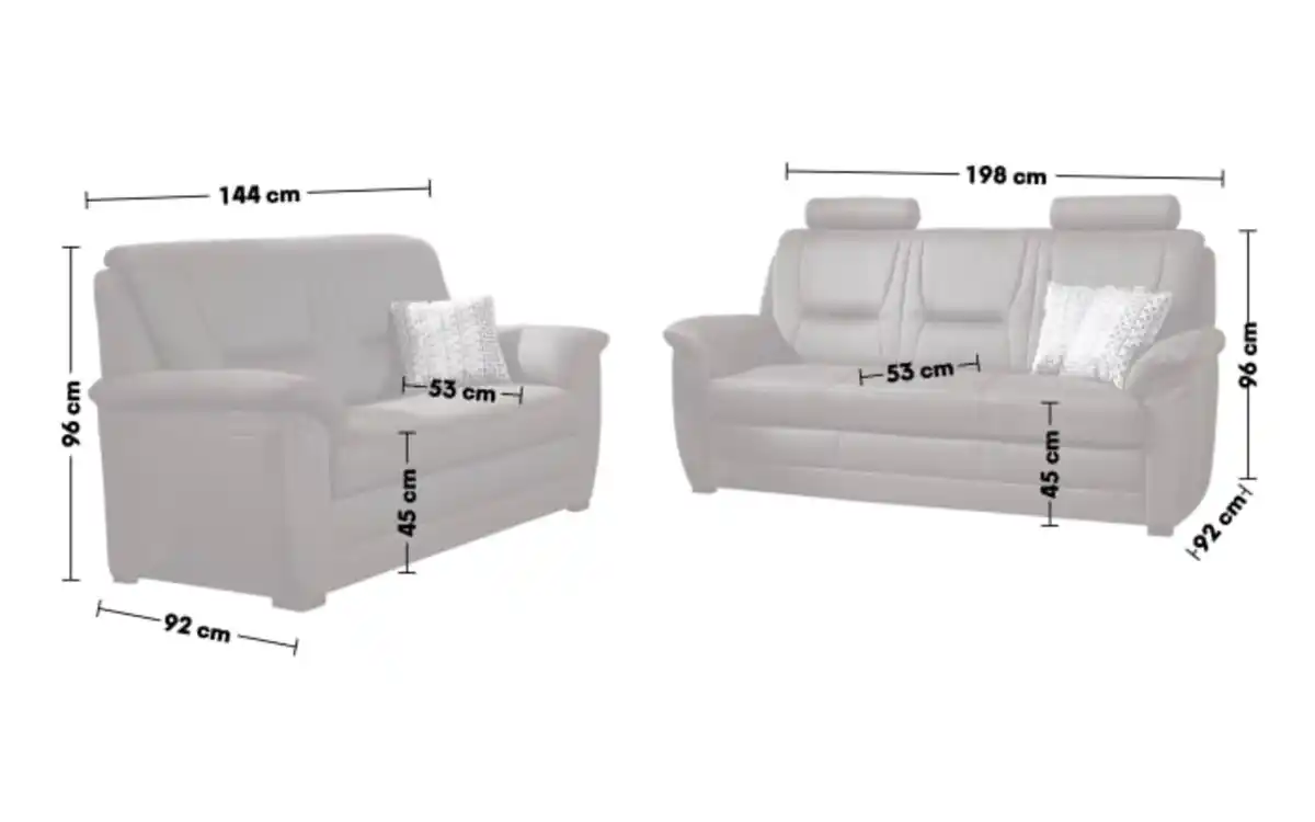 Bild 2 von Polipol - Garnitur Easyplan in nougat ohne Funktion