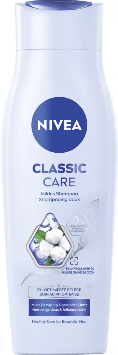 Bild 1 von NIVEA Classic Care mildes Shampoo, 250 ml