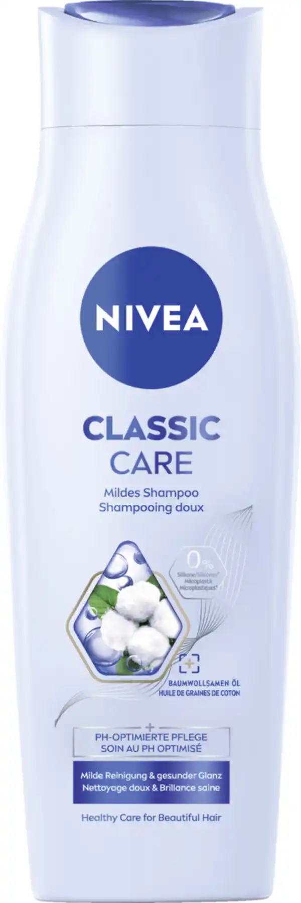 Bild 1 von NIVEA Classic Care mildes Shampoo, 250 ml