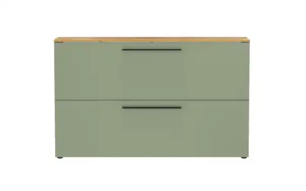 Bild 2 von Vito - Schuhschrank Lissome, Grün/Eiche-Nachbildung, inkl. Schuhkörbe