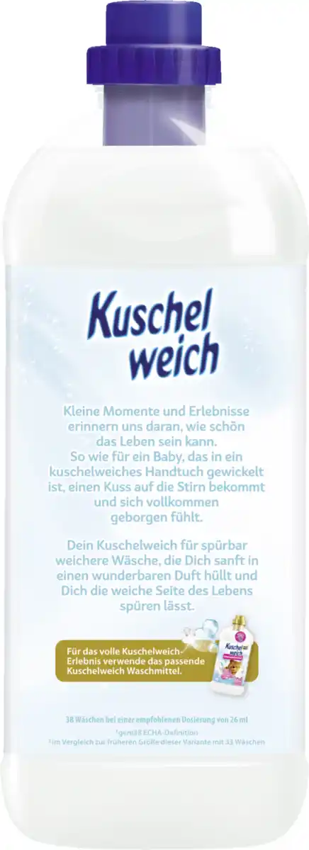 Bild 2 von Kuschelweich Sanft & Mild Weichspülerkonzentrat 38 WL