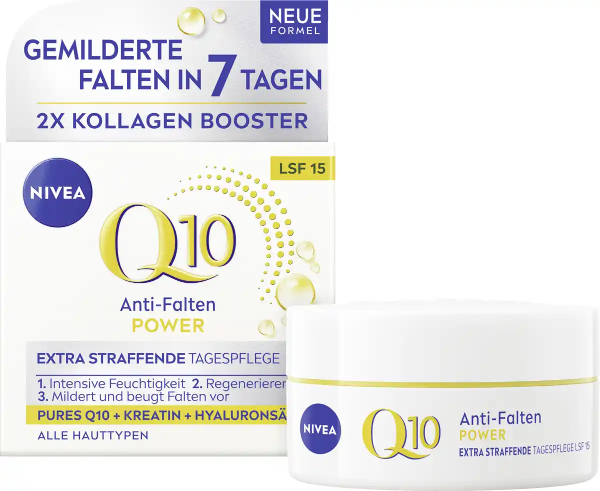 Bild 4 von NIVEA Q10 Anti-Falten Power Straffende Tagespflege LSF 15, 50 ml