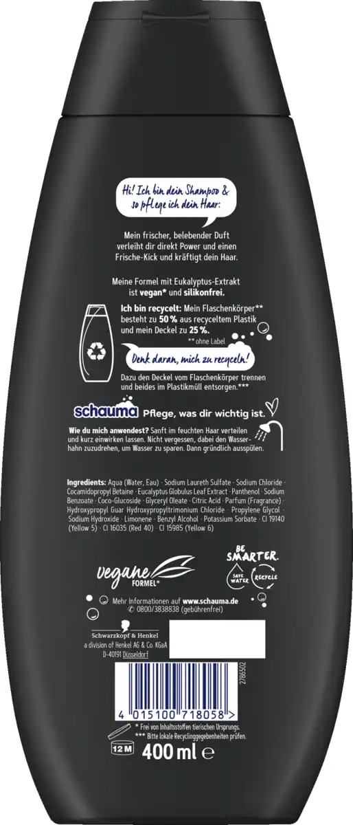 Bild 2 von Schauma 2in1 Sports Power Shampoo, 400 ml