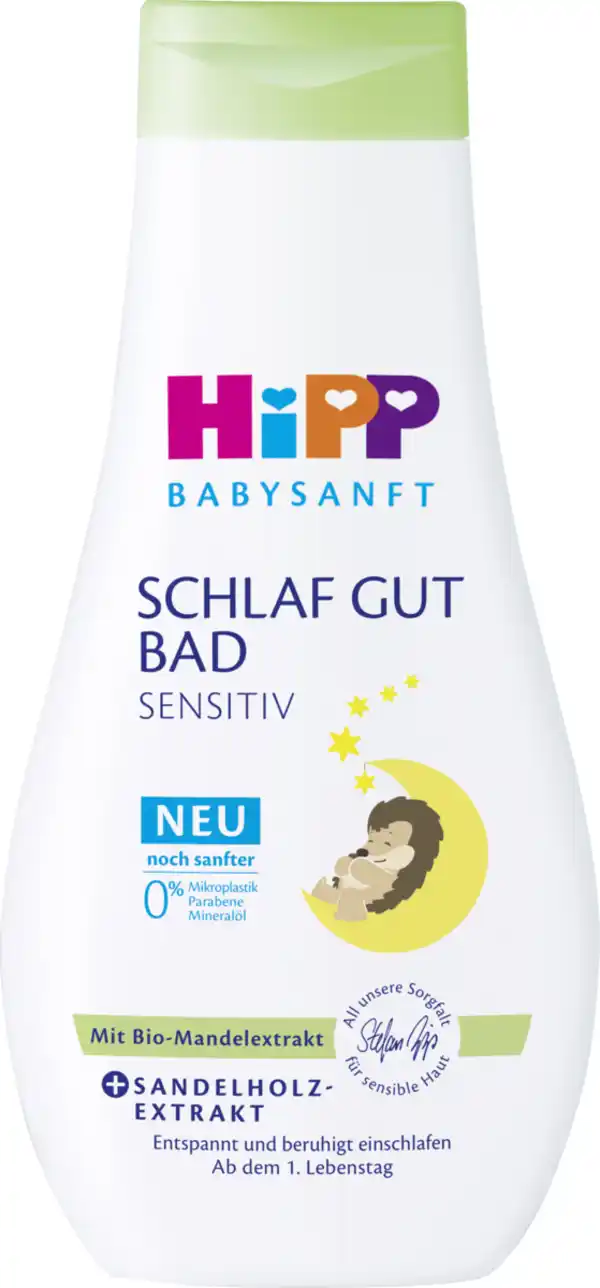 Bild 1 von HiPP Babysanft Schlaf Gut Bad sensitiv, 350 ml