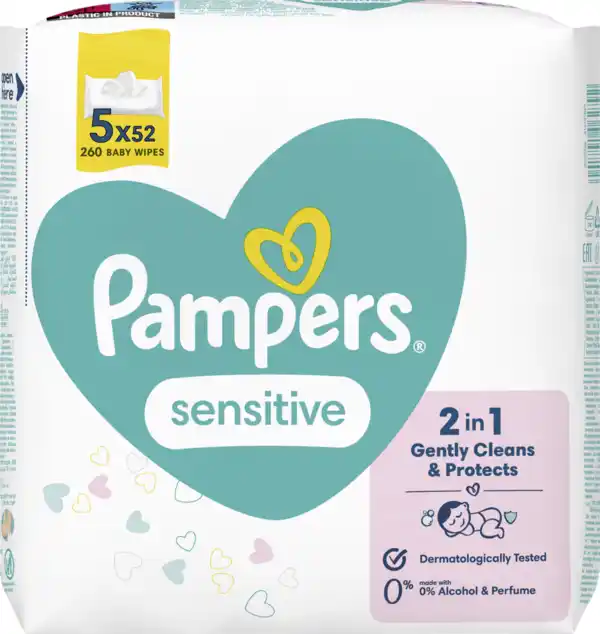 Bild 1 von Pampers Feuchttücher Sensitive